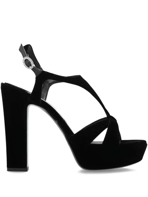 Jimmy Choo 135mm Kesia t-strap platform heel sandals - Black - zdjęcie produktu nr 1