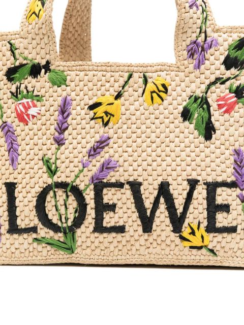 LOEWE small Loewe Font tote bag - Neutrals