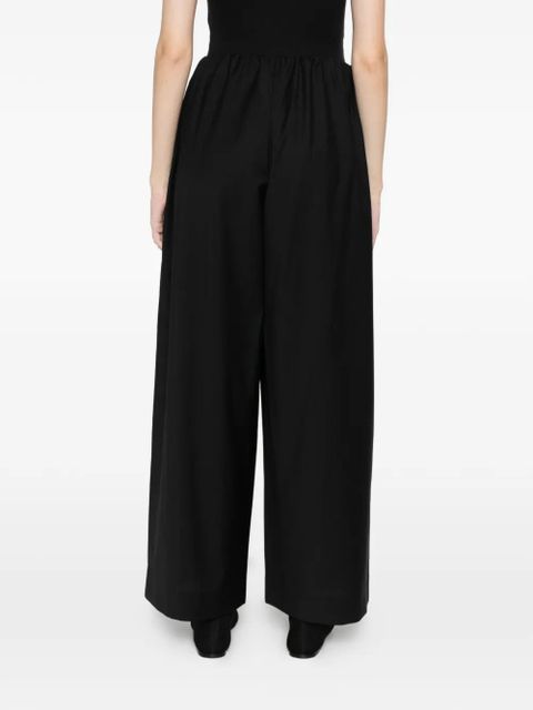 TOTEME Dinner drawstring wool trousers - Black