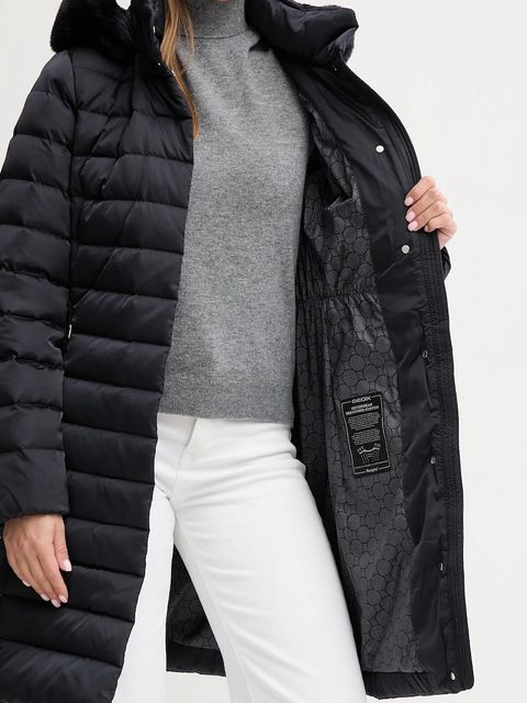 Geox kurtka puchowa BETTANIE kolor granatowy zimowa W5626H T3122