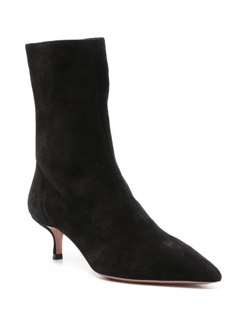 Aquazzura 55mm suede boots - Black