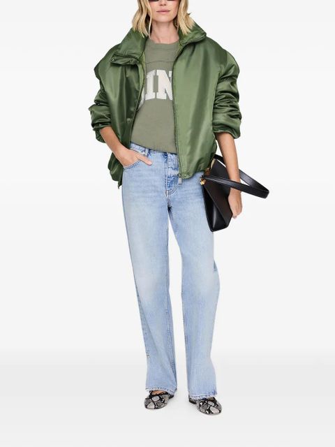 ANINE BING appliqué sweatshirt - Green - zdjęcie produktu nr 2