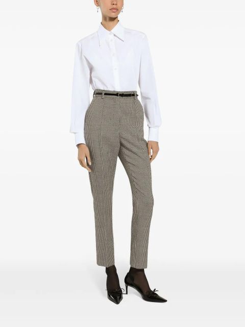 Dolce & Gabbana houndstooth wool trousers - Brown - zdjęcie produktu nr 2
