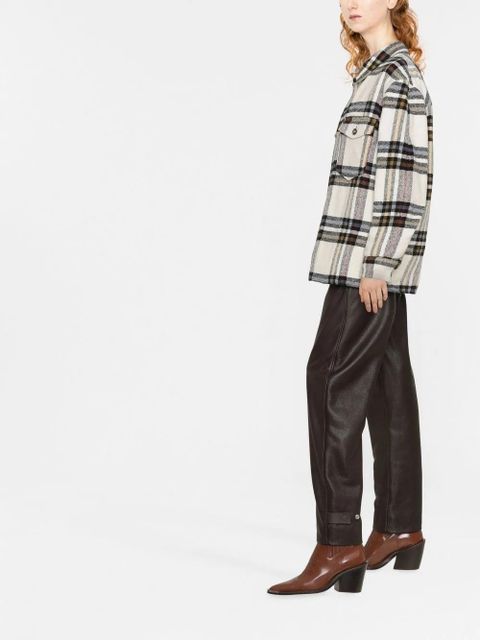 MARANT ÉTOILE Every padded oversized coat - White