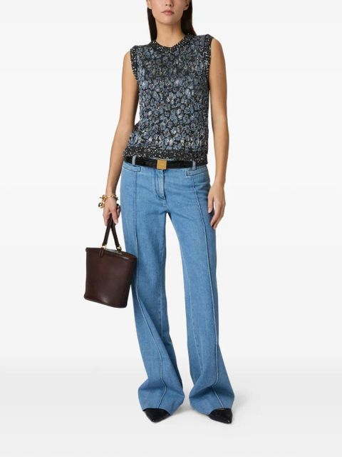 Missoni animal-jacquard top - Blue - zdjęcie produktu nr 2