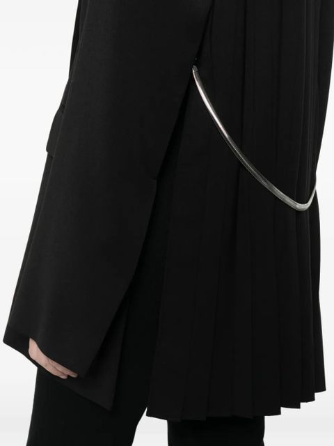 Sportmax chain-detail blazer - Black