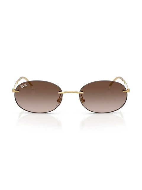 Ray-Ban okulary przeciwsłoneczne kolor złoty 0RB3767 - zdjęcie produktu nr 2