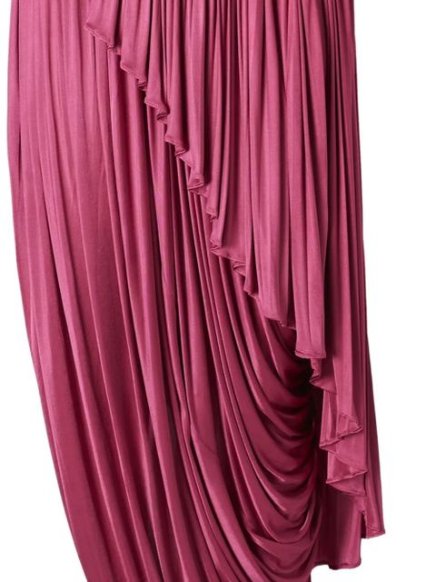 Tory Burch draped midi dress - Pink - zdjęcie produktu nr 2
