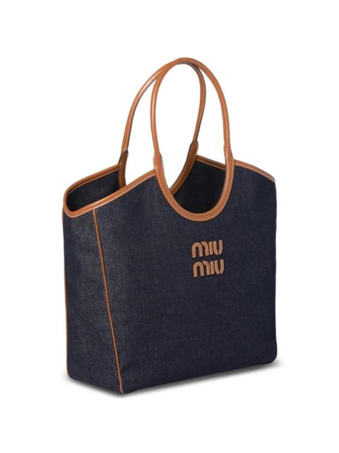 Miu Miu Ivy denim bag - Blue