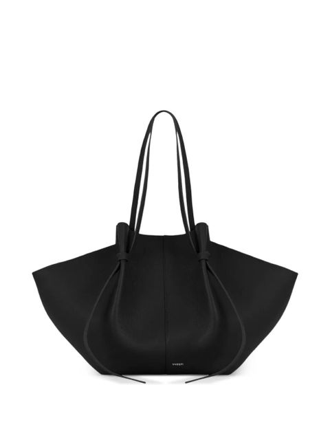 Yuzefi Mochi pebbled shoulder bag - Black