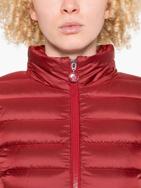 Moncler padded-front knit jacket - Red