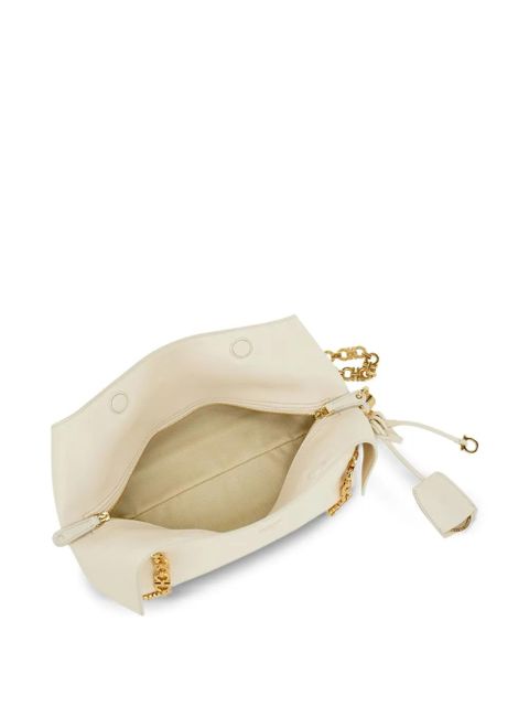 Ferragamo small Folded chain-strap shoulder bag - Neutrals