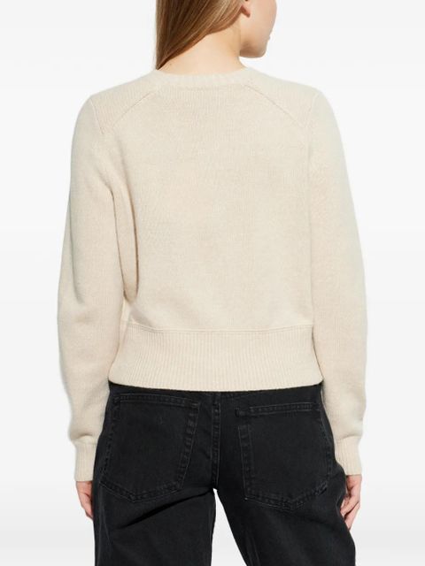 ISABEL MARANT Cornelia crew-neck sweater - Neutrals