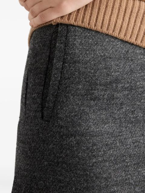 Prada front-slit skirt - Grey