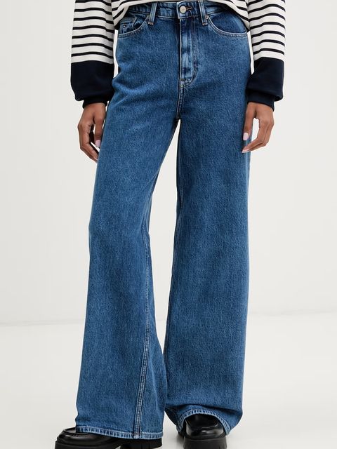 Tommy Jeans jeansy wide leg damskie - zdjęcie produktu nr 1