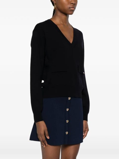 SANDRO V-neck sweatshirt - Blue - zdjęcie produktu nr 2