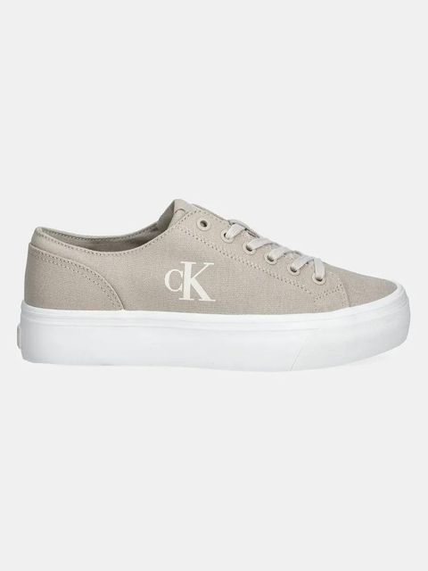 Calvin Klein Jeans tenisówki VULC FLATFORM LOW CV MG damskie kolor beżowy YW0YW01763 - zdjęcie produktu nr 2