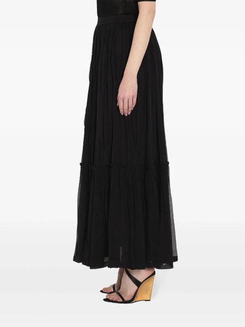 Saint Laurent ruffled skirt - Black - zdjęcie produktu nr 2