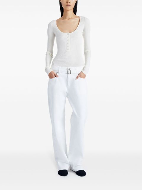 Proenza Schouler Ellsworth boyfriend jeans - White - zdjęcie produktu nr 2