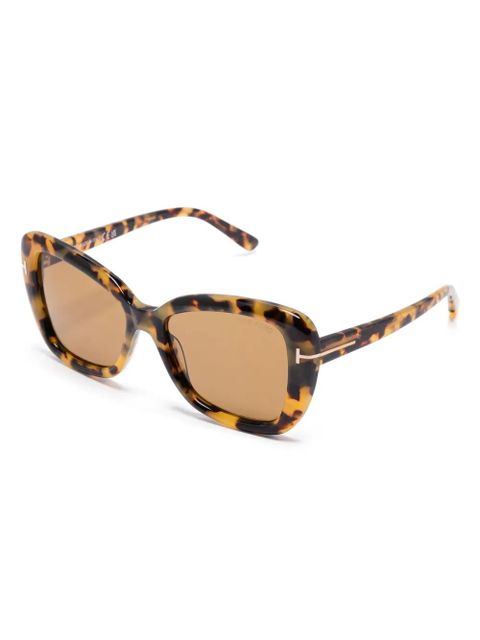 TOM FORD Eyewear FT1008 sunglasses - Brown - zdjęcie produktu nr 2