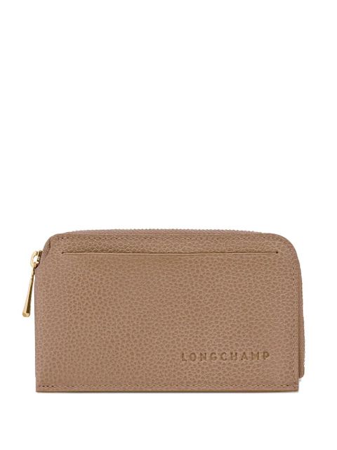 Longchamp Le Foulonné zip-fastening cardholder - Brown - zdjęcie produktu nr 1