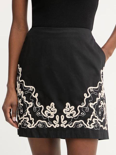 BOSS Orange spódnica trapezowa bawełniana C Valembroi 1 - zdjęcie produktu nr 2