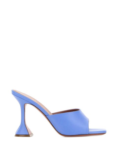 Amina Muaddi Lupita heeled sandals - Blue - zdjęcie produktu nr 1