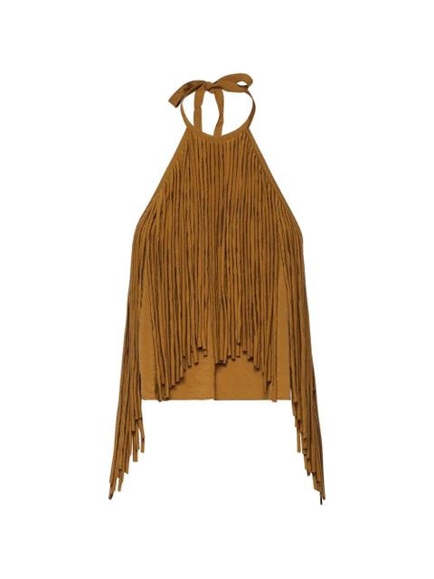 PINKO self-tie top - Brown - zdjęcie produktu nr 1