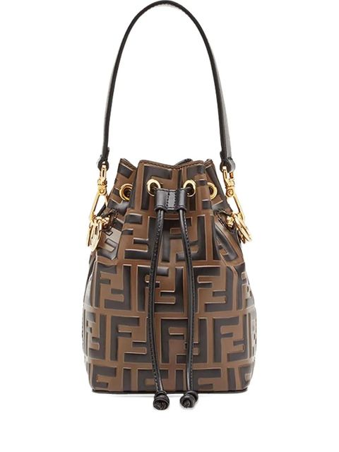 FENDI mini Mon Tresor bucket bag - Brown - zdjęcie produktu nr 1