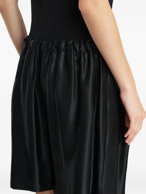 KHAITE virgin-wool shorts - Black