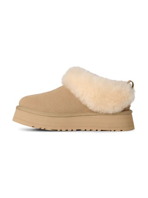 UGG śniegowce zamszowe Tazzelle kolor beżowy 1171393.MDSD