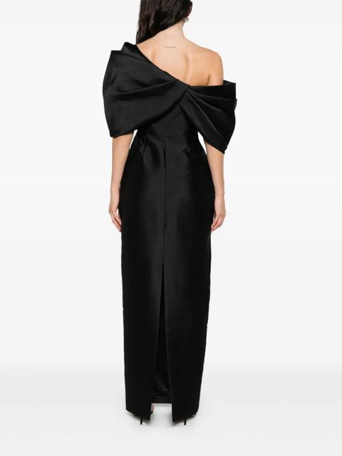 Solace London off-shoulder dress - Black