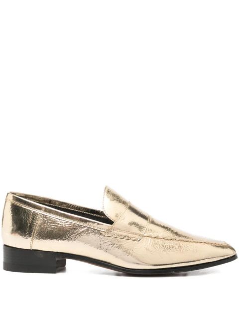 Paris Texas leather loafers - Gold - zdjęcie produktu nr 1