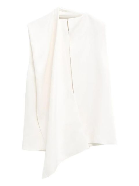 KHAITE Loe draped top - White - zdjęcie produktu nr 1