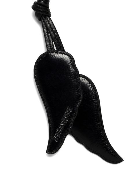 Zadig&Voltaire Rock Feather keyring - Black