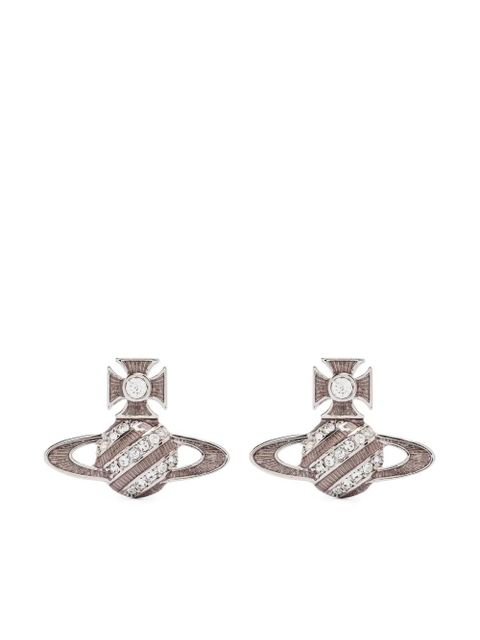 Vivienne Westwood Orb-plaque earrings - Silver - zdjęcie produktu nr 1