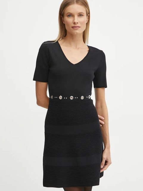 Morgan sukienka RMEY kolor czarny mini rozkloszowana RMEY - zdjęcie produktu nr 1