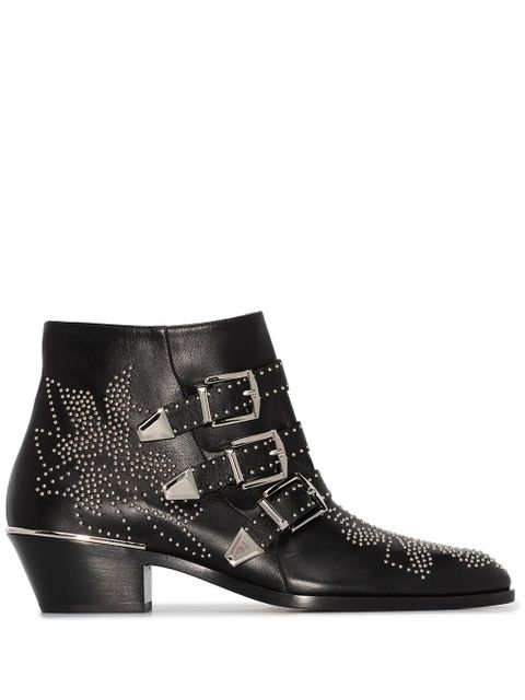 Chloé 30mm Susanna biker boots - Black - zdjęcie produktu nr 1