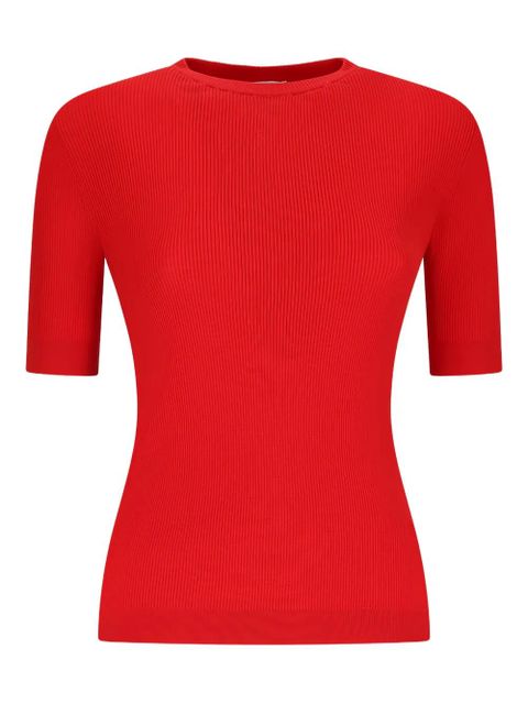KHAITE Celina ribbed top - Red - zdjęcie produktu nr 1