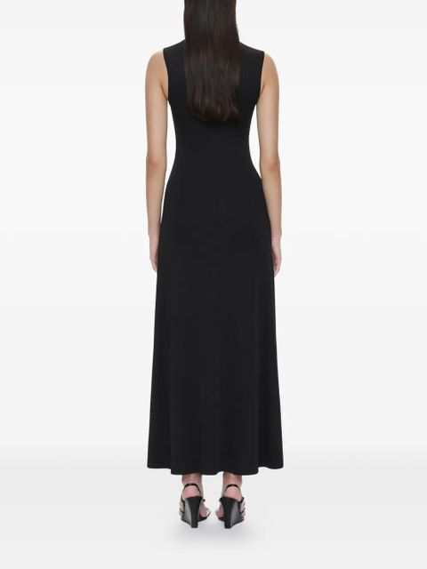 Christopher Esber Droplet Crystal Separation midi dress - Black