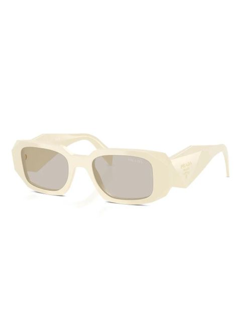 Prada Eyewear rectangle-frame sunglasses - White - zdjęcie produktu nr 2