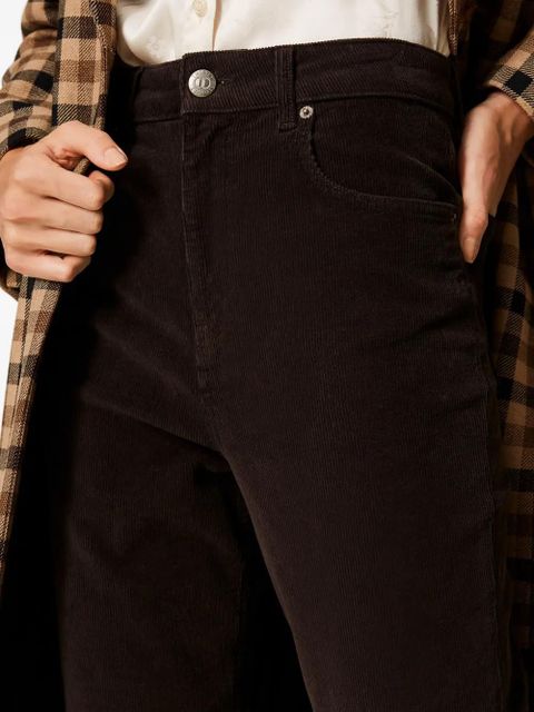 TWINSET five-pocket corduroy jeans - Black