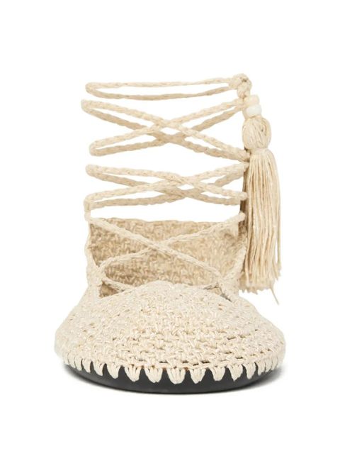 Alanui Sound Of The Sea ballet flats - Neutrals