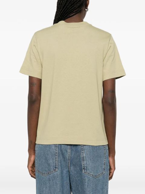 Burberry embroidered-logo T-shirt - Green