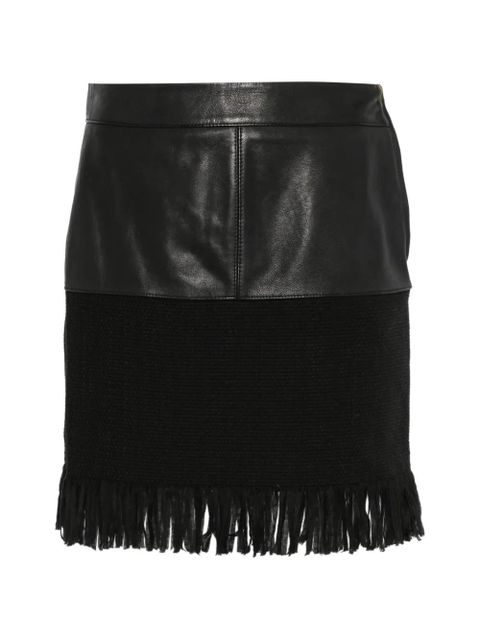 PINKO fringed panel skirt - Black - zdjęcie produktu nr 1