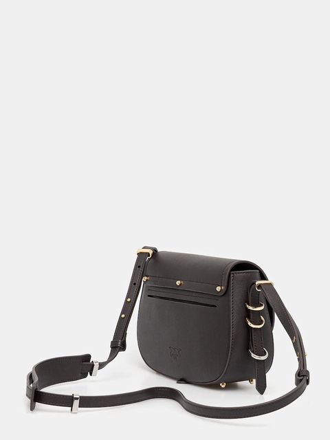 Pinko torebka skórzana kolor szary 103831 A270