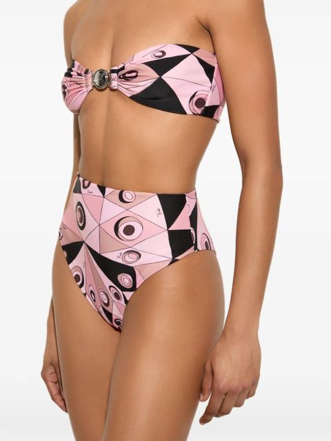 PUCCI Occhi print bikini top - Pink