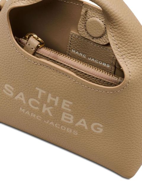 Marc Jacobs The sack top-handle micro tote bag - Brown
