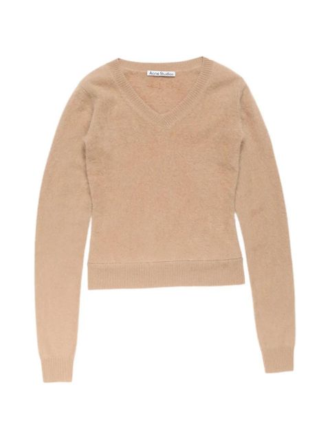 Acne Studios V-neck sweater - Neutrals - zdjęcie produktu nr 1
