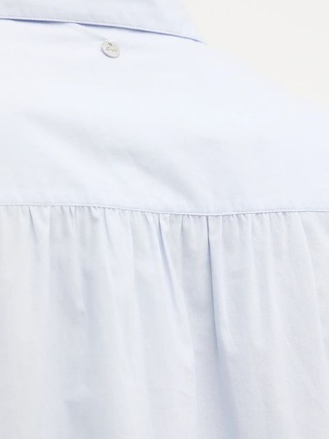 BOSS Orange koszula bawełniana C Bosally damska kolor niebieski regular z kołnierzykiem klasycznym 50553888